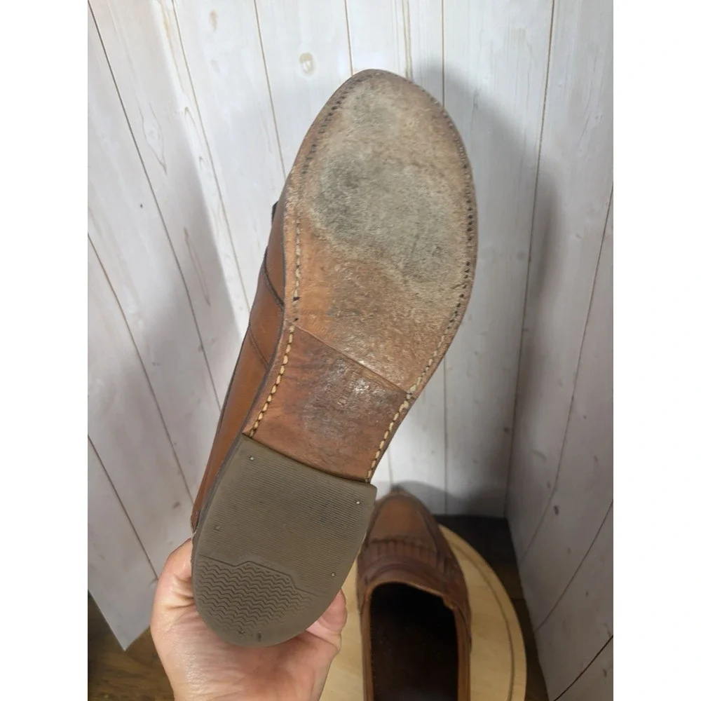 Allen Edmonds Huntington‎ fringe brown 11.5 B